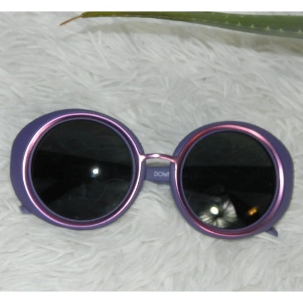 Perverse‎ Sunglasses Purple Round Frame Hippie  Retro